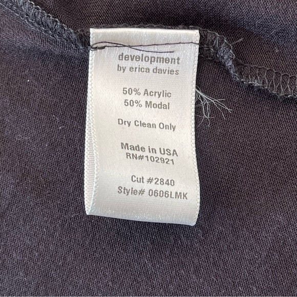 DEVELOPMENT BY ERICA DAVIES L/S COWL NECK TOP - Picture 7 of 7